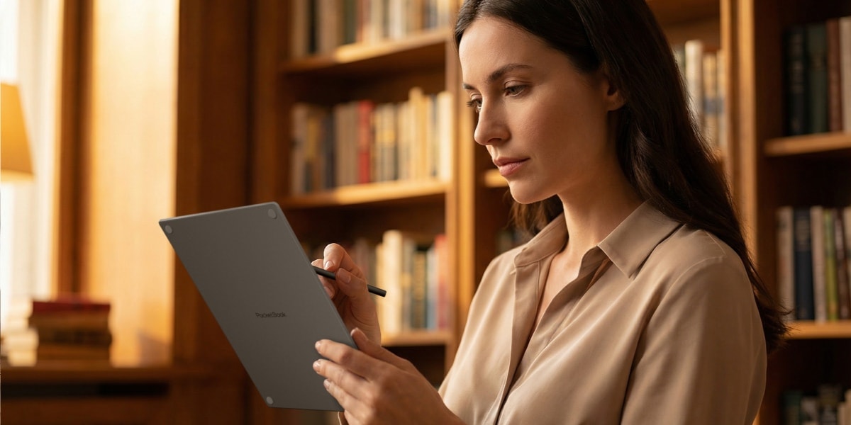 E-reader cu ecran mare de 10,3” cu pix Stylus pentru lectură activă: Vă prezentăm PocketBook InkPad One