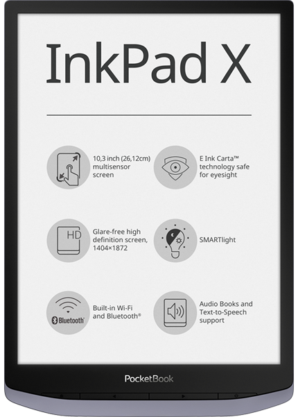 PocketBook InkPad X pentru a extinde orizonturile lecturii