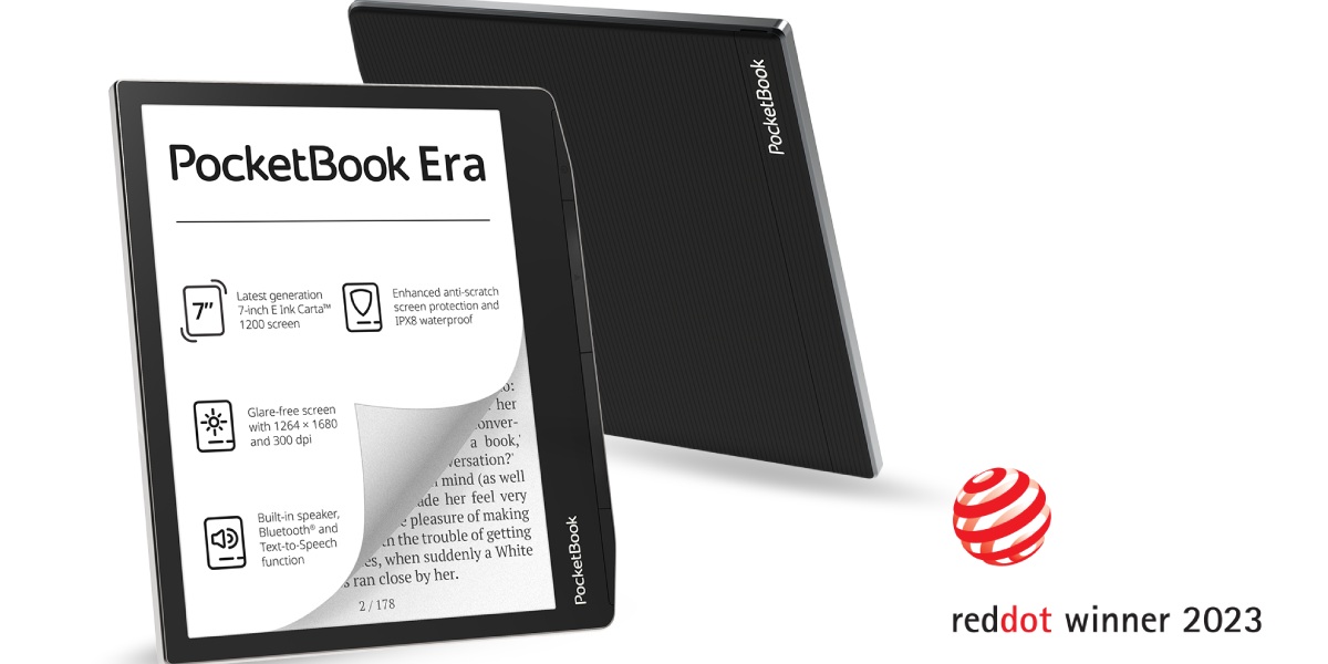 E-reader-ul cu cel mai bun design: PocketBook Era a primit prestigiosul premiu Red Dot