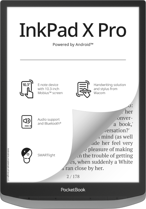E-reader și dispozitiv pentru e-note cu ecran mare – perfect pentru muncă și relaxare!