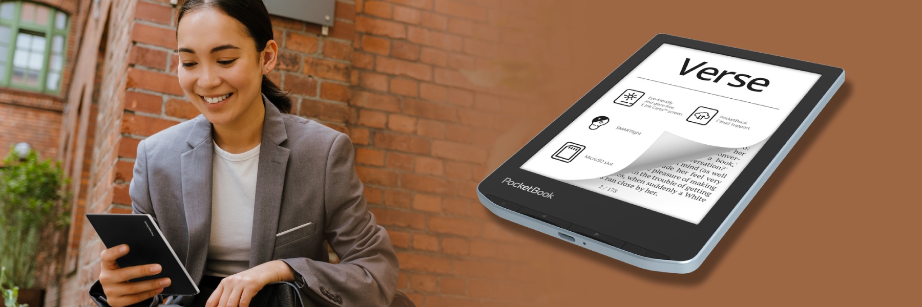 PocketBook Verse: o nouă generație de dispozitive ușoare și ușor de citit