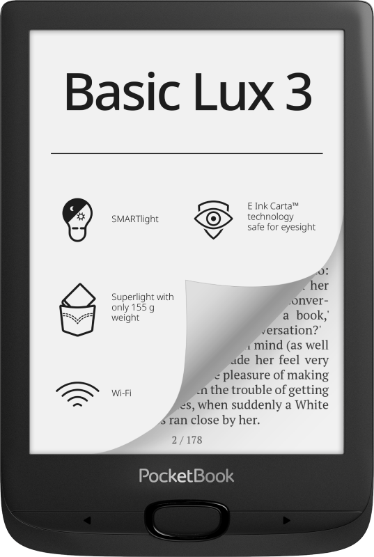 E-readerul este compatibil cu 19 formate de text si 4 formate grafice, inclusiv formatele cele mai populare: EPUB, FB2, MOBI, PDF, DJVU, TXT, JPEG, PNG.